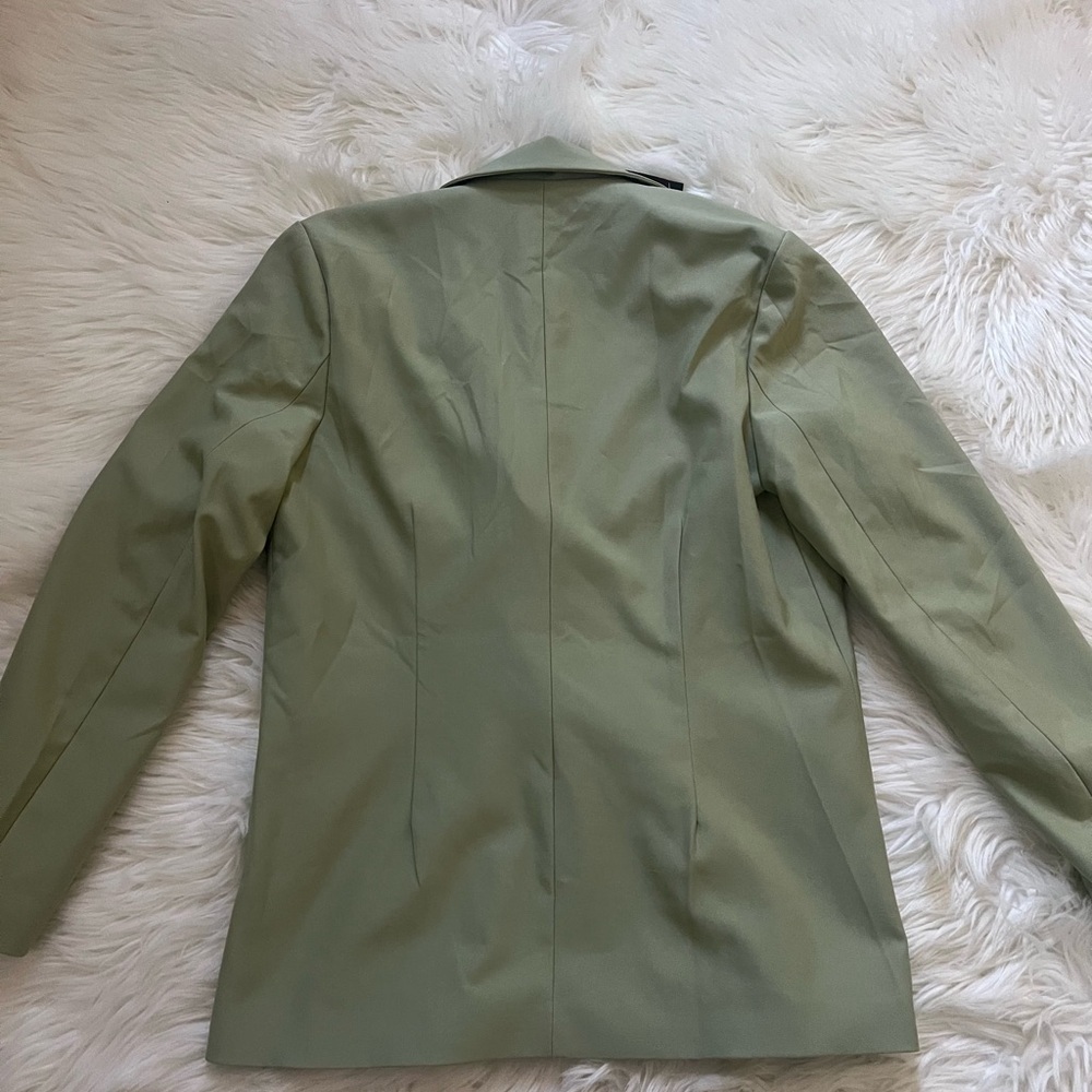 Nasty Gal‎ Sage Green Double-Breasted Blazer - Picture 14 of 15